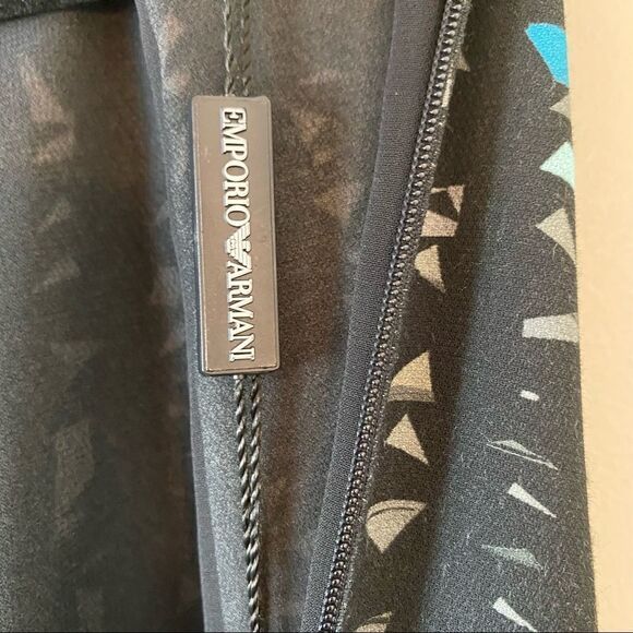 EMPORIO Armani-A Line Jacquard Speckle Printed Dress (Size:38US) - Picture 14 of 16